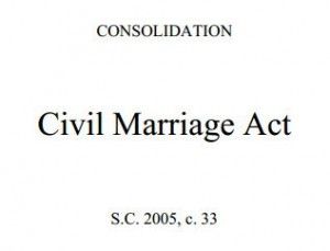 Civil Marriage Act